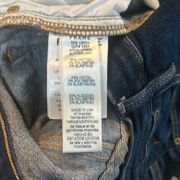 Frame Denim Flare Jeans Excellent Condition - Picture 6 of 10